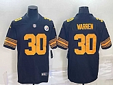 Men's Pittsburgh Steelers #30 Jaylen Warren Black Color Rush Stitched Jersey,baseball caps,new era cap wholesale,wholesale hats